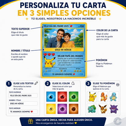 Pokecard Personalizada – Convierte Tu Foto En Una Carta Única™