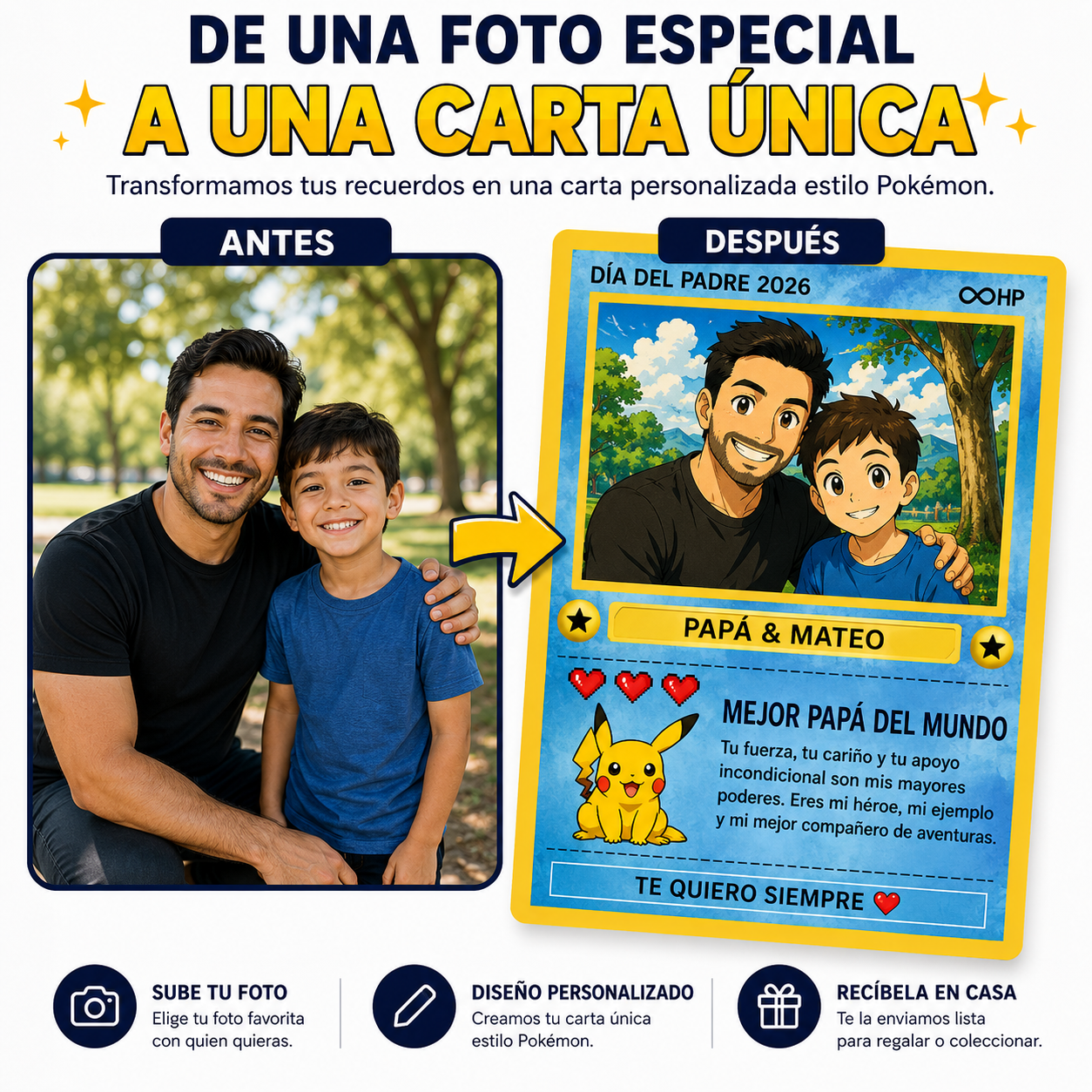 Pokecard Personalizada – Convierte Tu Foto En Una Carta Única™