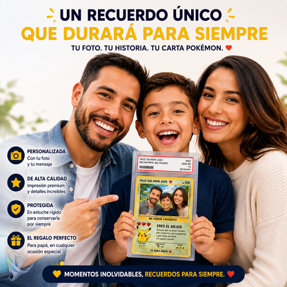 Pokecard Personalizada – Convierte Tu Foto En Una Carta Única™